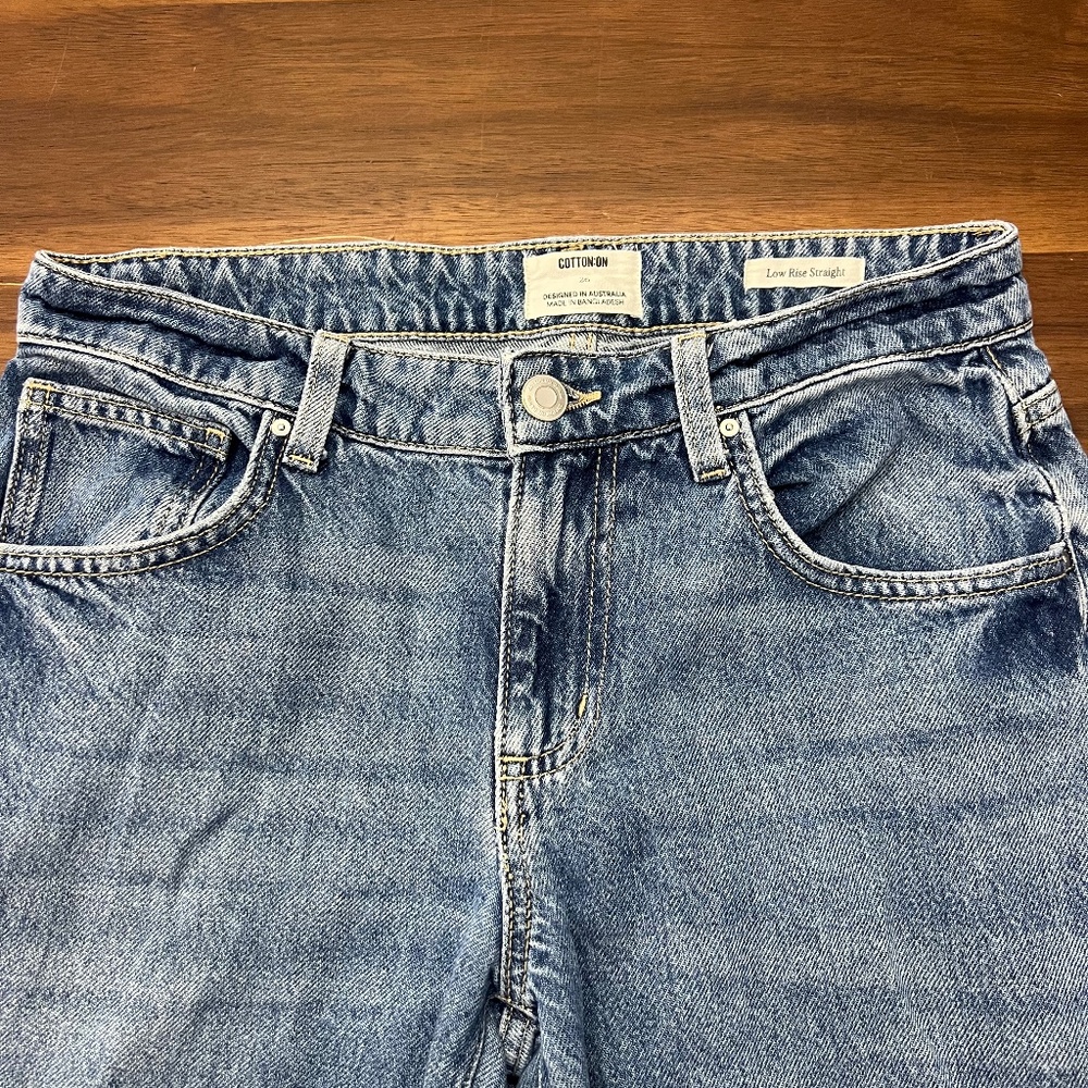 CottonOn Low Rise Straight Jean